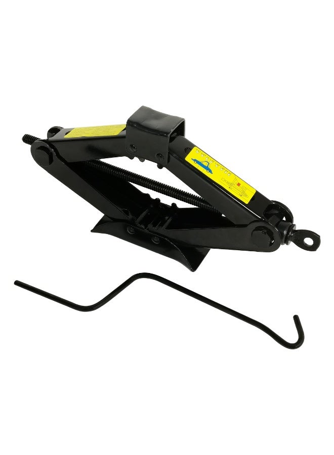 1.5 Ton Car Scissor Jack Heavy Duty Steel Lift Jack for SUV Sedan Coupe Hatchback Emergency Tire Change Tool Portable Compact Manual Screw Jack with Crank Handle, Reinforced Base, Anti-Rust, Roadside Garage Auto Repair Equipment Kit Set Pro OEM - Image 1